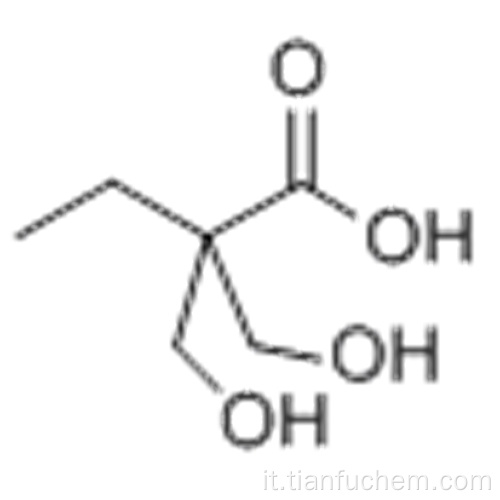 Acido butanoico, 2,2-bis (idrossimetil) - CAS 10097-02-6